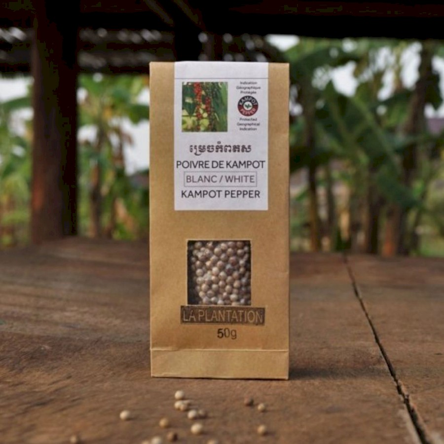 Kampotský pepř bílý